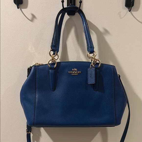 Coach Mini Christie Shoulder Carryall - Royal Blue - Picture 1 of 6